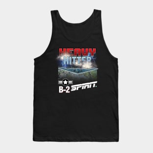 B2 Heavy Hitter Airforce Pilot Gift Tank Top